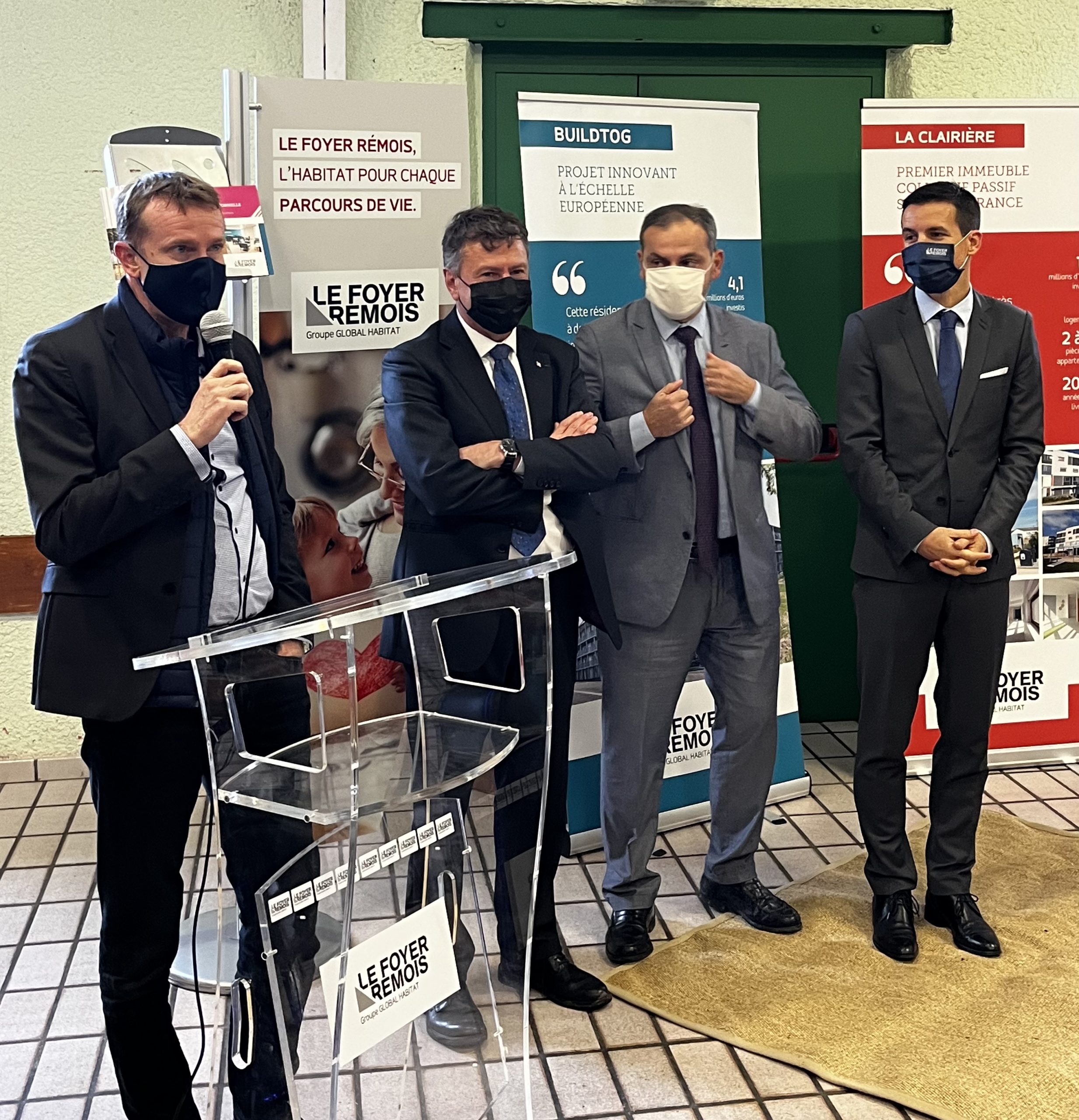 Résidence Botanic construite en béton de chanvre par Le Foyer Rémois